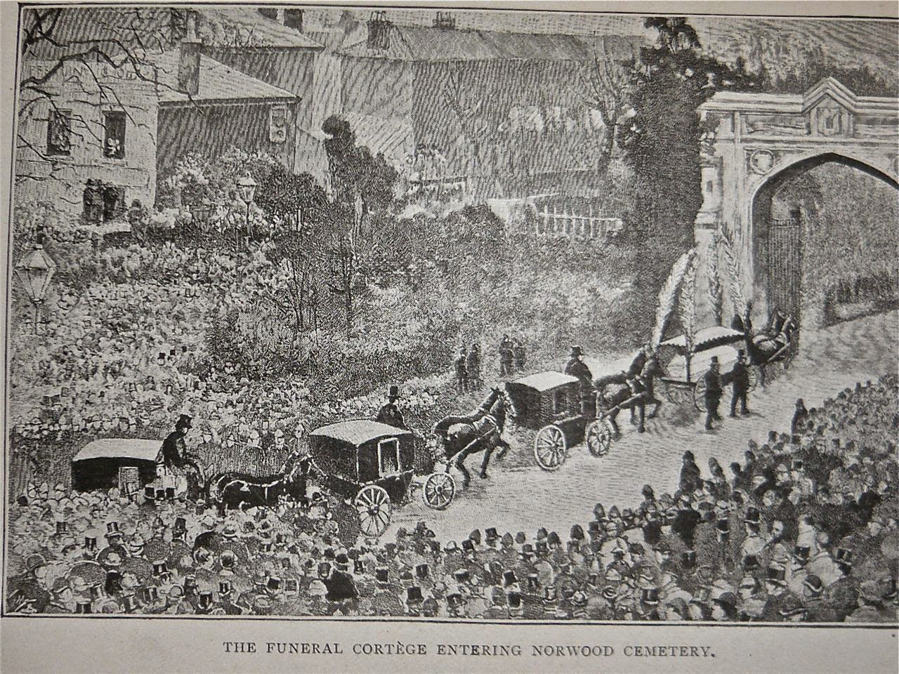 Begrafenisstoet Spurgeon