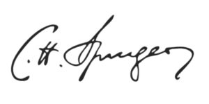 Handtekening Spurgeon