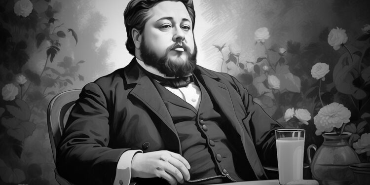 Spurgeon in Menton eating cookies and drinking milk