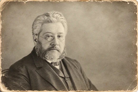 Vintage portret van bebaarde man met pince-nez